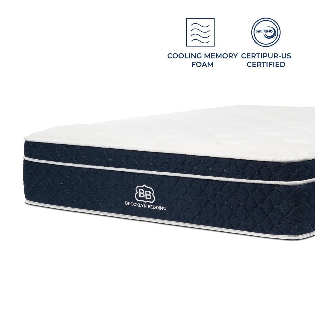 14" Plush Hybrid Queen Mattress with Cooling Cover L1137