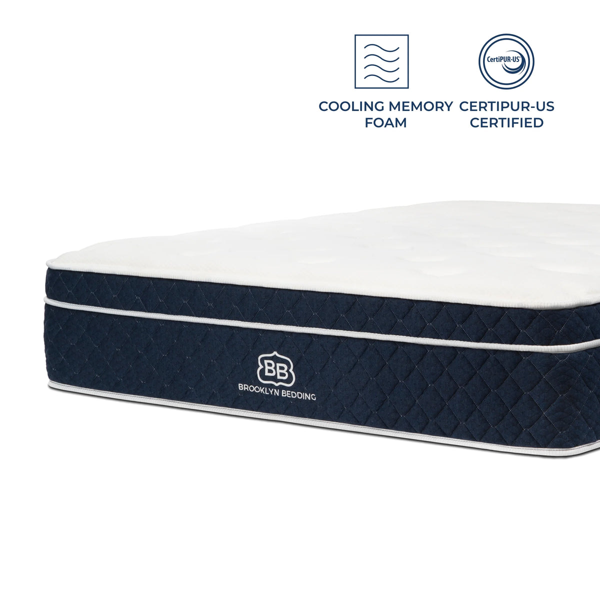 14" Plush Hybrid Queen Mattress with Cooling Cover L1137