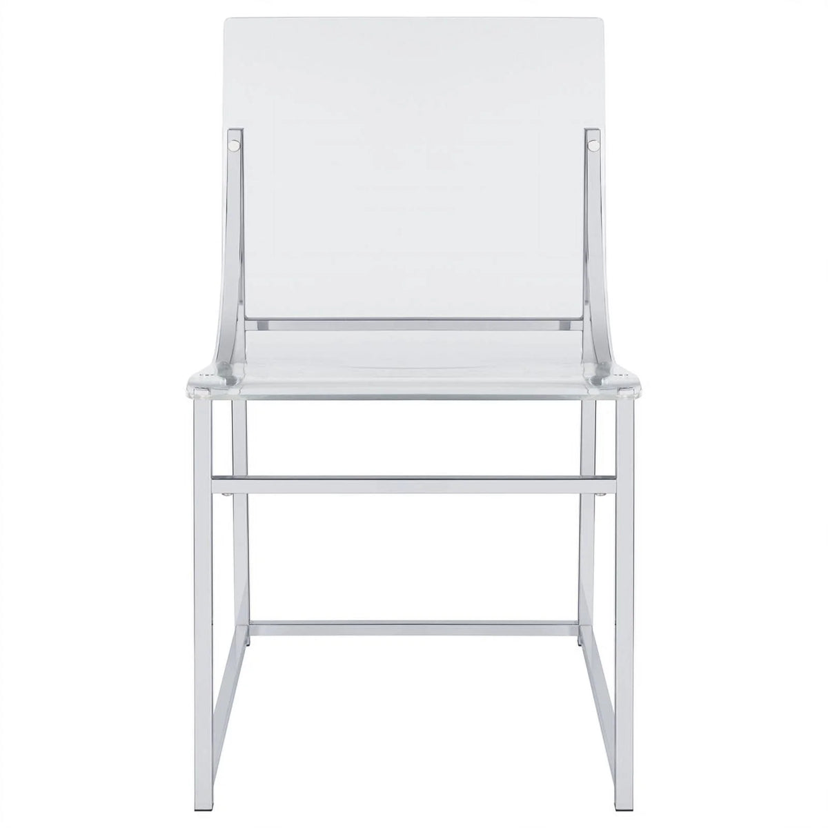Modern Metal Acrylic Dining Side Chair L158227