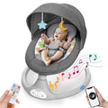 Electric Baby Swing with Remote Control, 5 Swing Speeds, Grey E519765