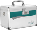 Medicine Lock Box with Combination Lock, 12 x 7.68 x 7.87 Inch V44564