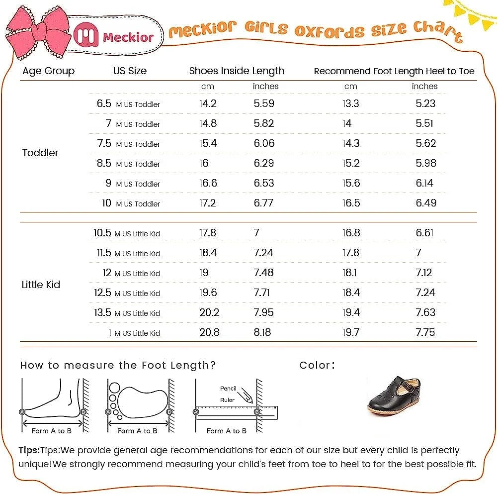 Toddler Girls Mary Jane Soft Sole Princess Shoes A978