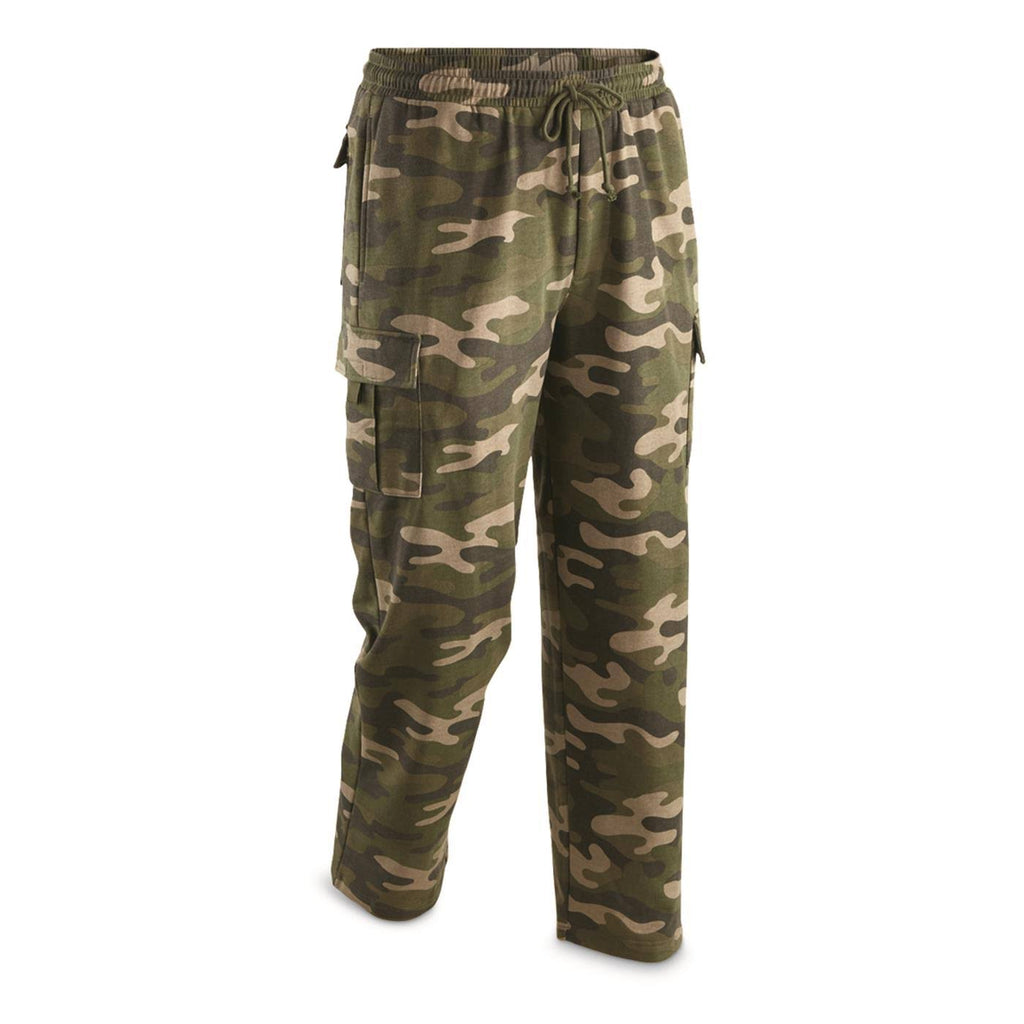 Gray Camo Cargo Sweatpants N870212