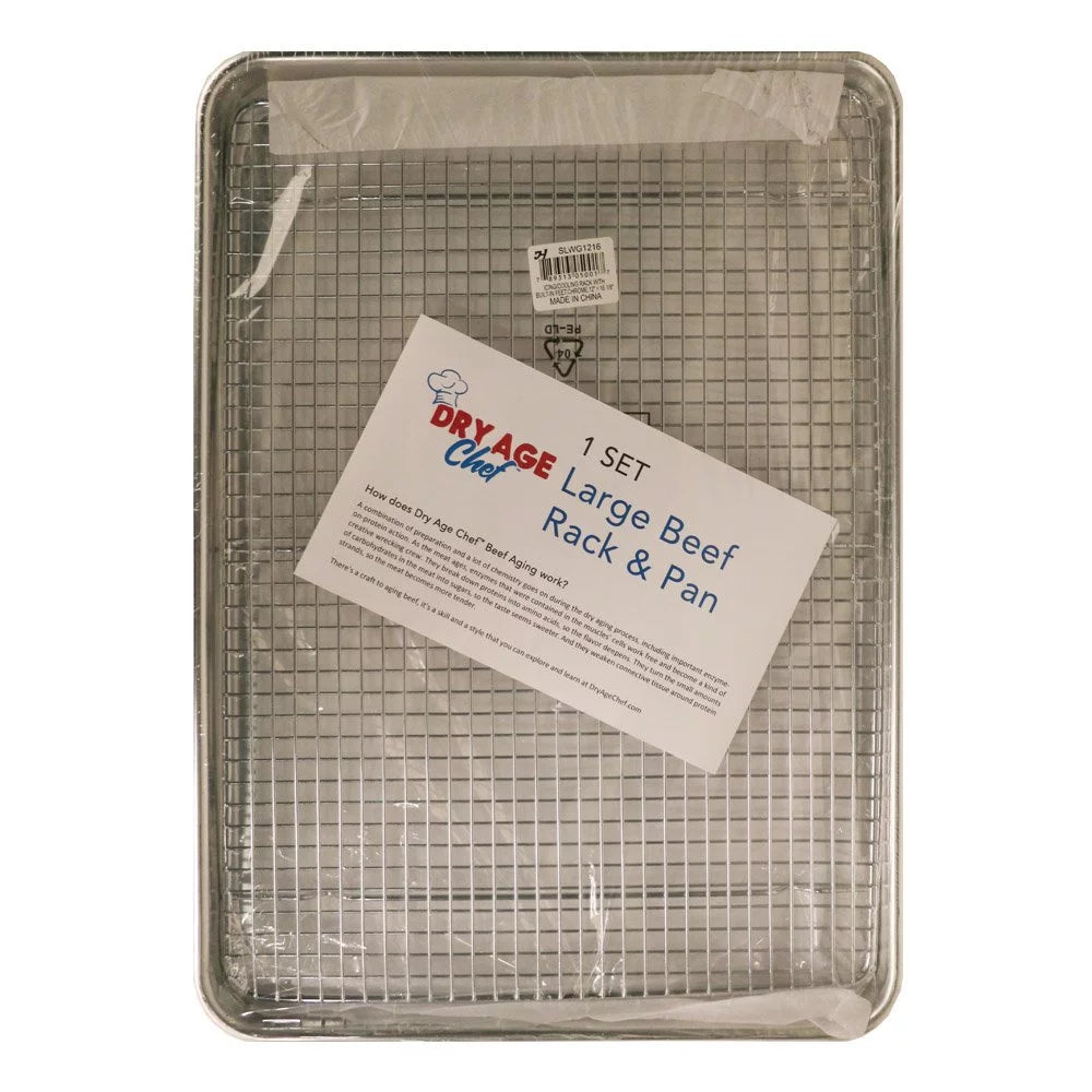 Beef Dry Aging Rack and Pan with Thermometer I84181
