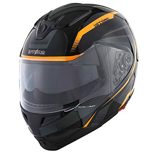 Modular Flip up Dual Visor Full Face Motorcycle Helmet D300521