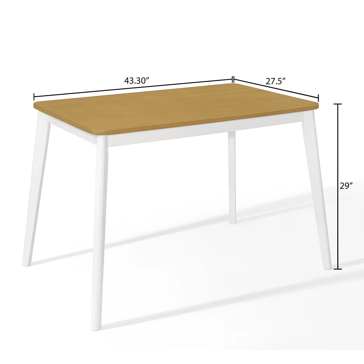 5-Piece Two Tone Wood Dining Table Set G60468