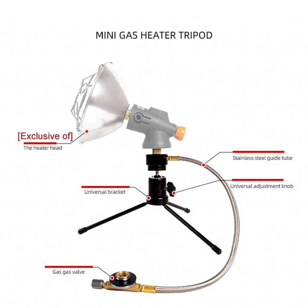 Camping Tent Heating Stove Tripod Holder Q34682