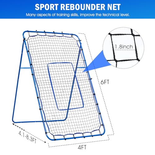 Lacrosse Rebound Net with Target Strike Zone I46561