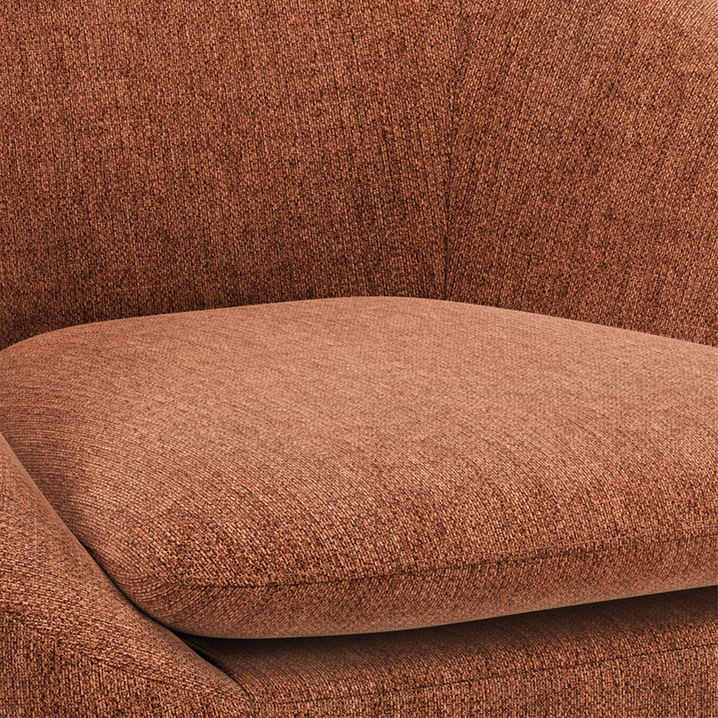 Rust Fabric Accent Chair Z14111