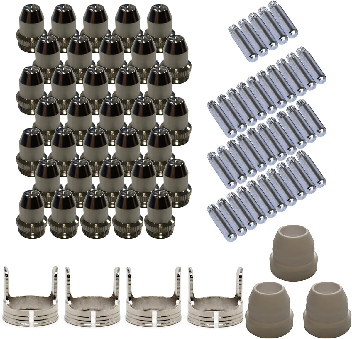 Plasma Cutter Consumables Sets, 77 Pieces M976
