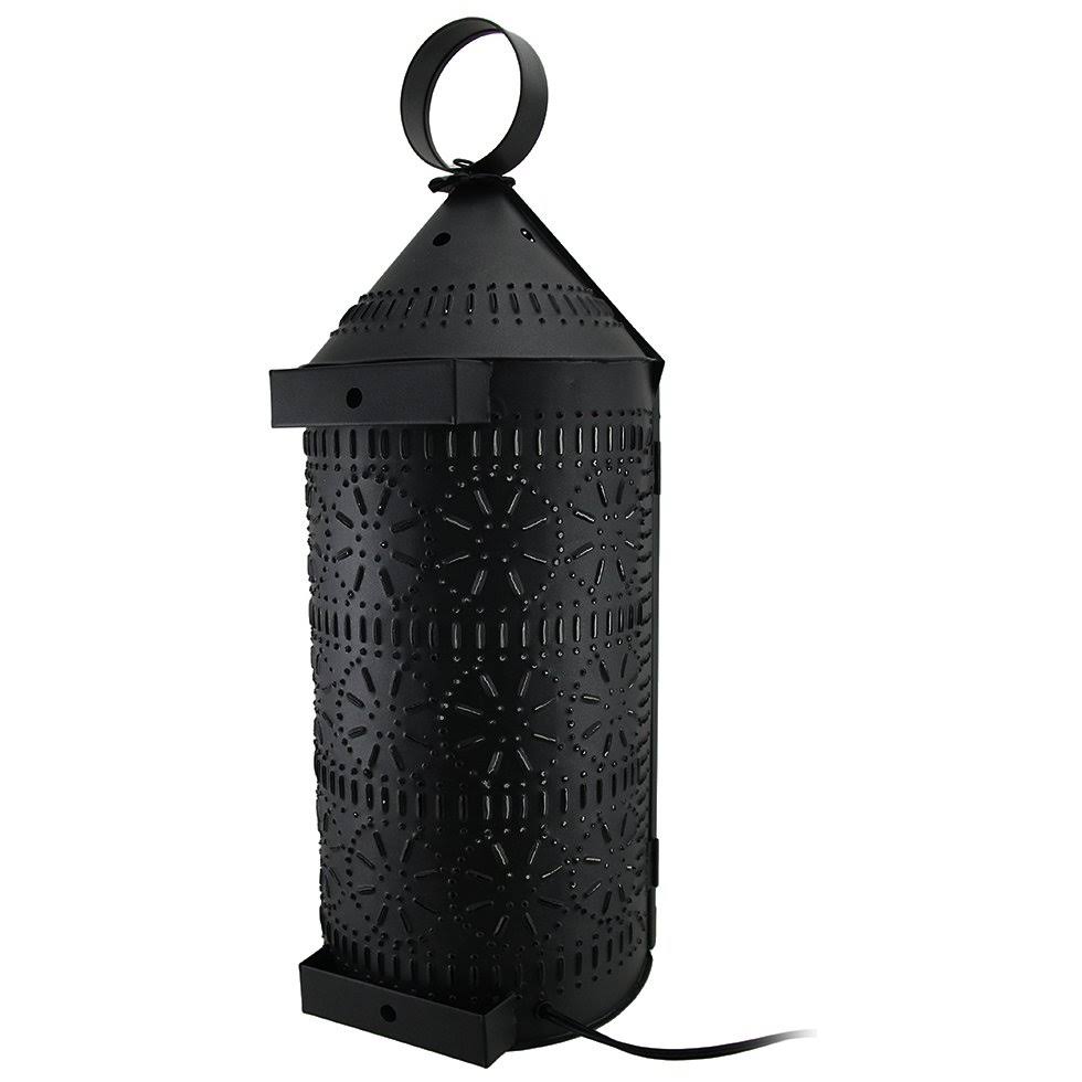 22 inch Glass Front Electric Candle Lantern L697815