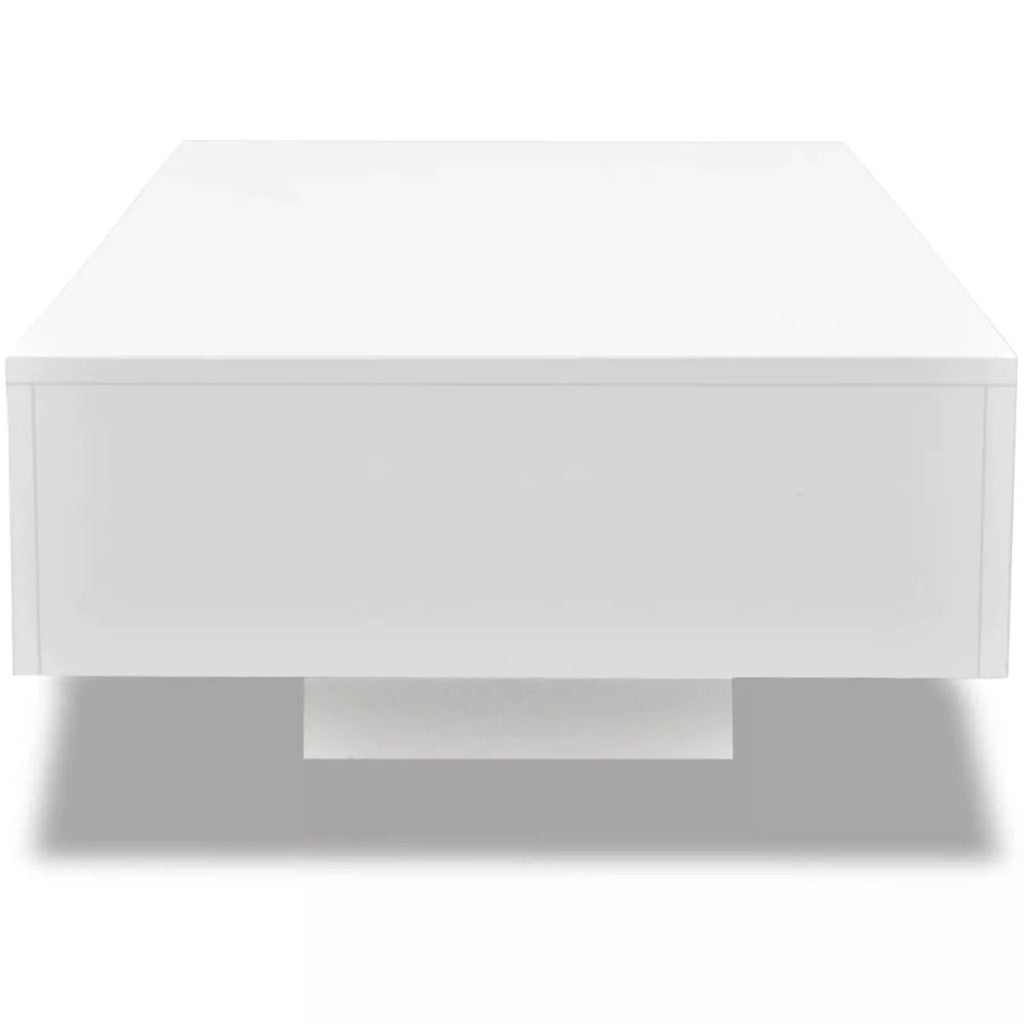 High Gloss White Coffee Table W5452