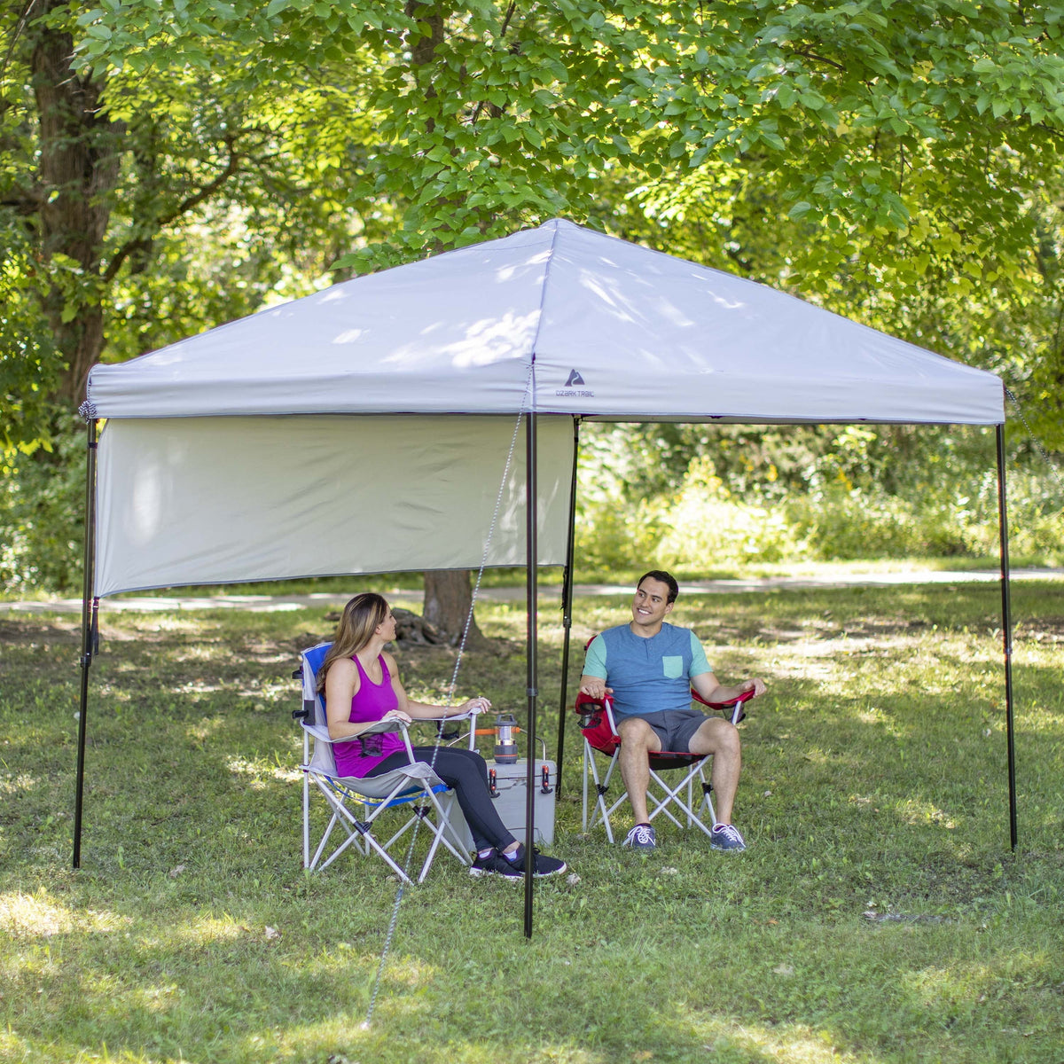 8' x 10' Gray Instant Outdoor Canopy D477