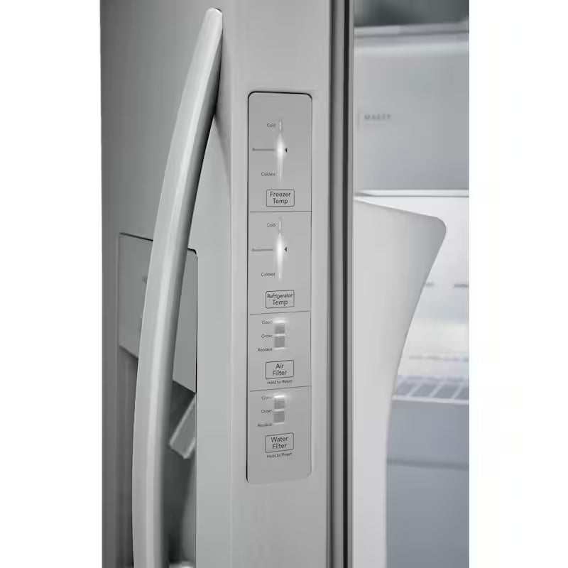 36 in. 25.6 cu. ft. Side by Side Stainless Steel Refrigerator Y98940