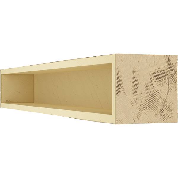 Sandblasted Faux Wood Fireplace Mantel, Natural Pine S16187