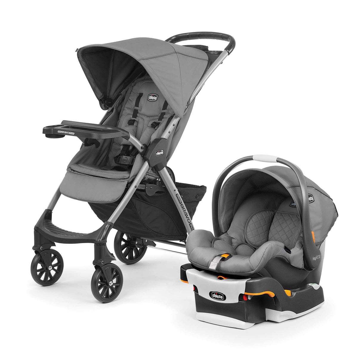 Chicco Mini Bravo Plus Travel System - Slate Z7139