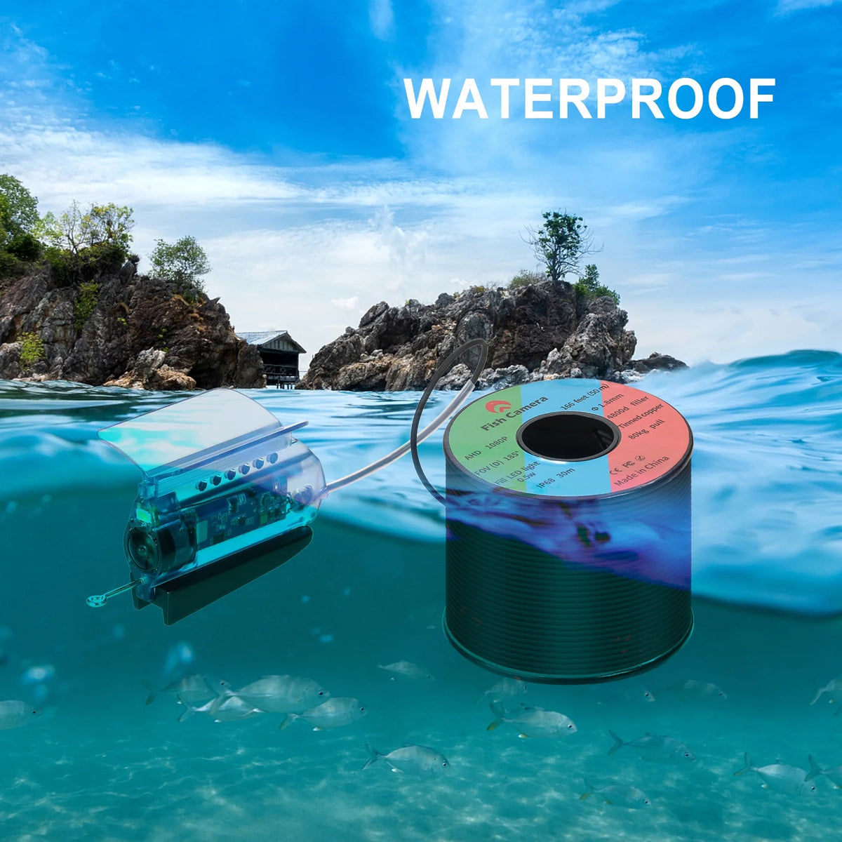 1080P Underwater Fishing Camera with APP Control V51640