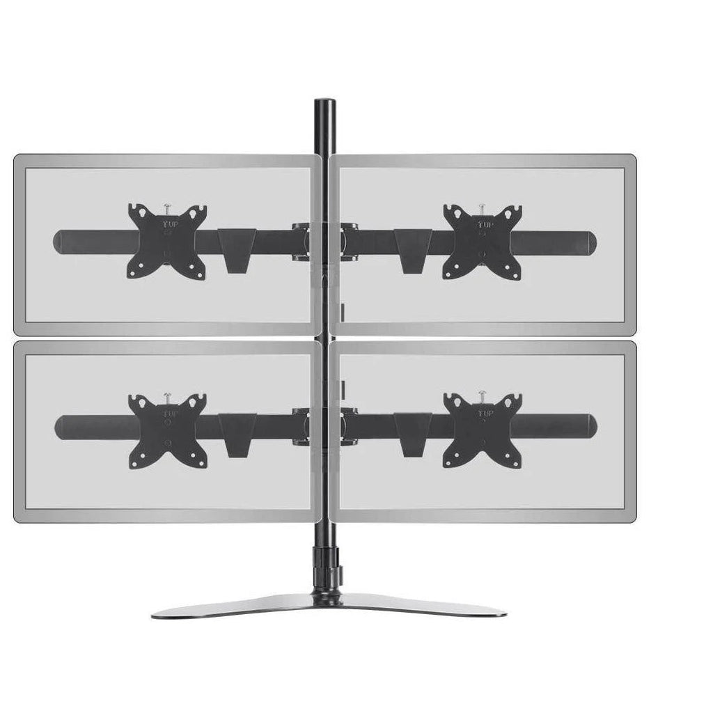 Quad Monitor Free Standing Desk Mount V62730