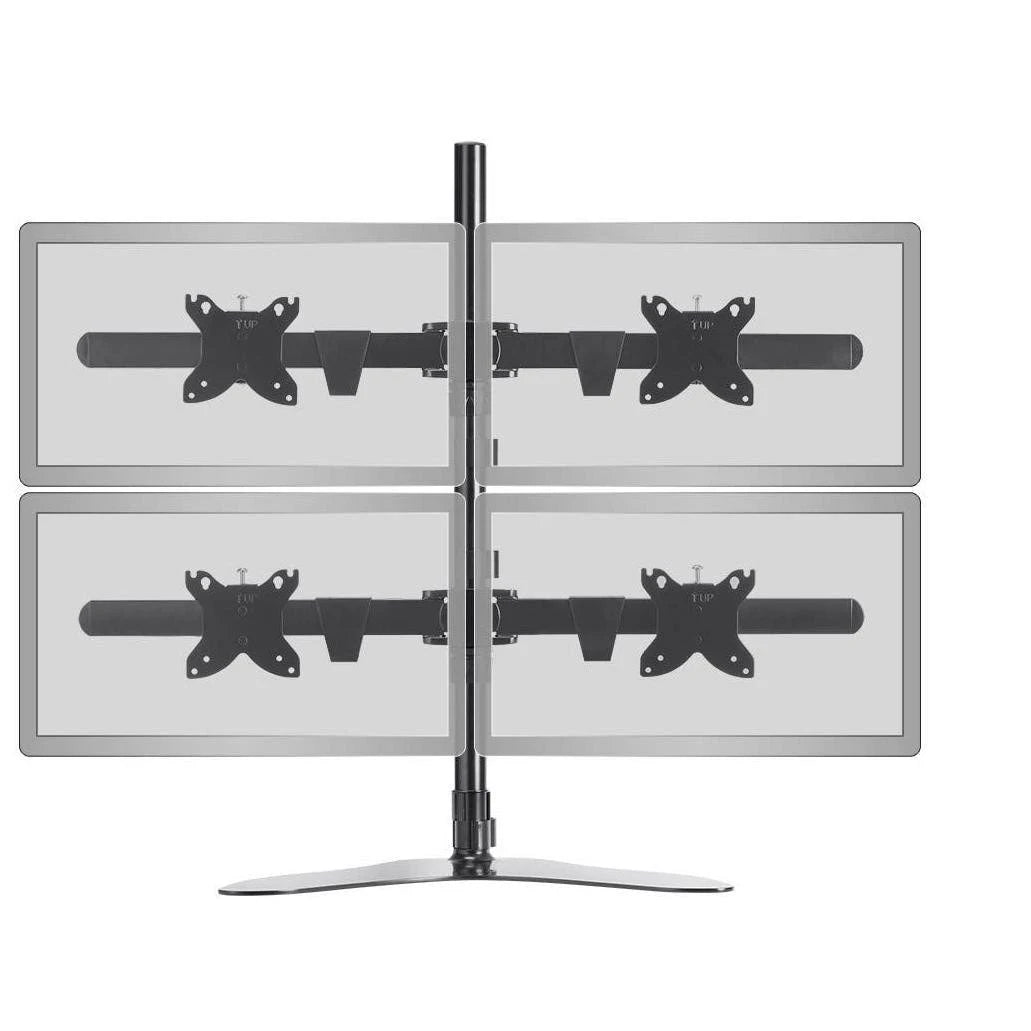 Quad Monitor Free Standing Desk Mount V62730