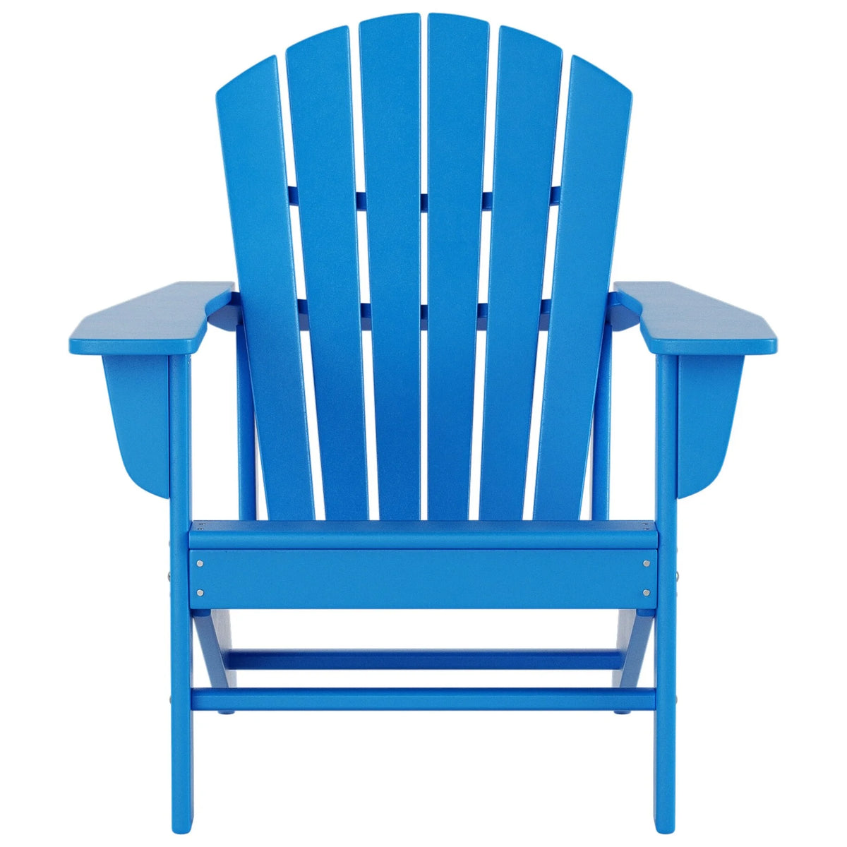 Red All Weather Poly Patio Adirondack Chair Set of 2 B202972