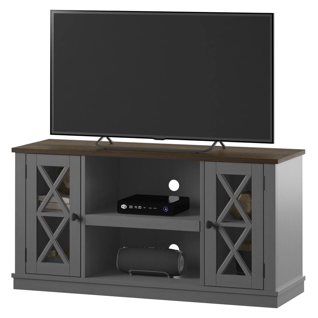 Antique Gray TV Stand T7798