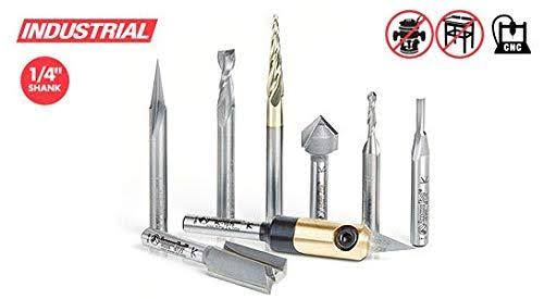 8-Pc CNC Router Bit Collection Q12646