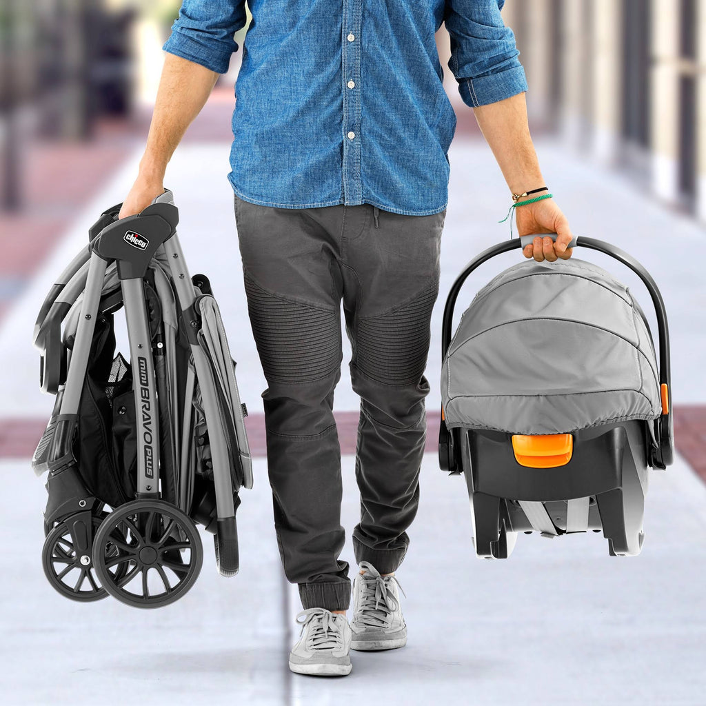 Chicco Mini Bravo Plus Travel System - Slate Z7139