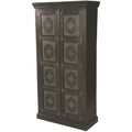 Solid Wood 2 Door Cabinet in Brown O139