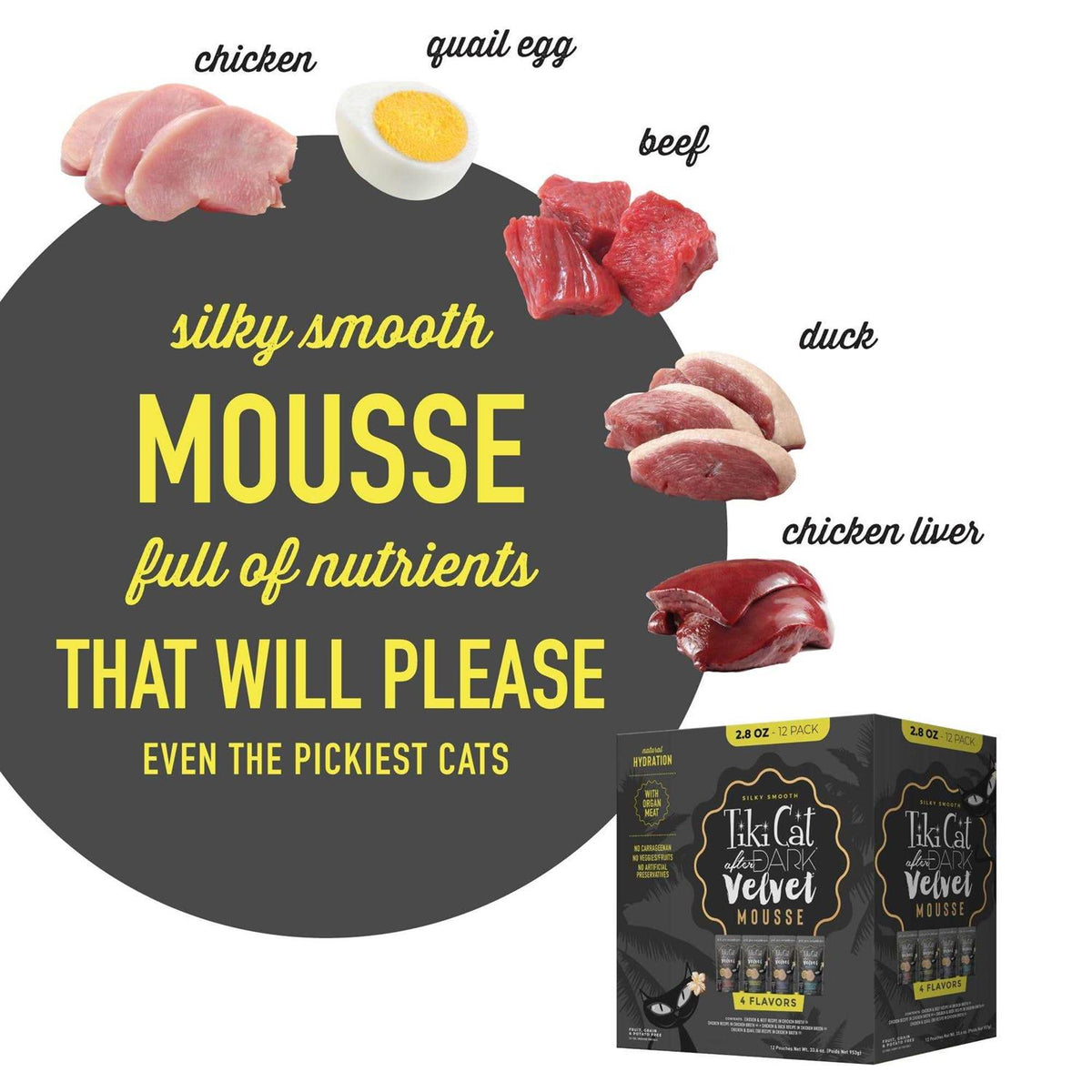 Velvet Mousse Variety Pack Wet Cat Food R52927