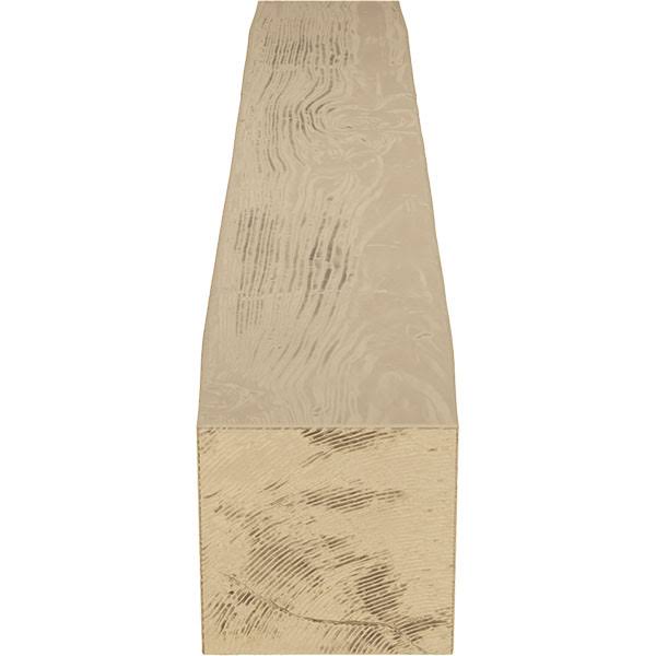 Sandblasted Faux Wood Fireplace Mantel, Natural Pine S16187
