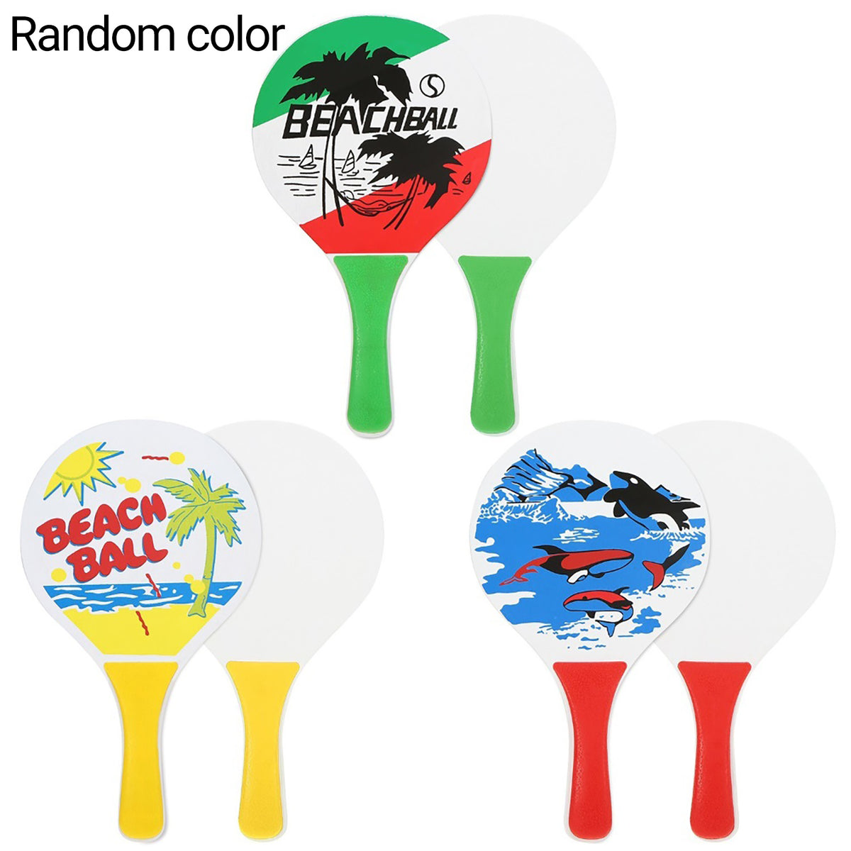 2 Rackets +1 Ball Paddle Ball Game U76284