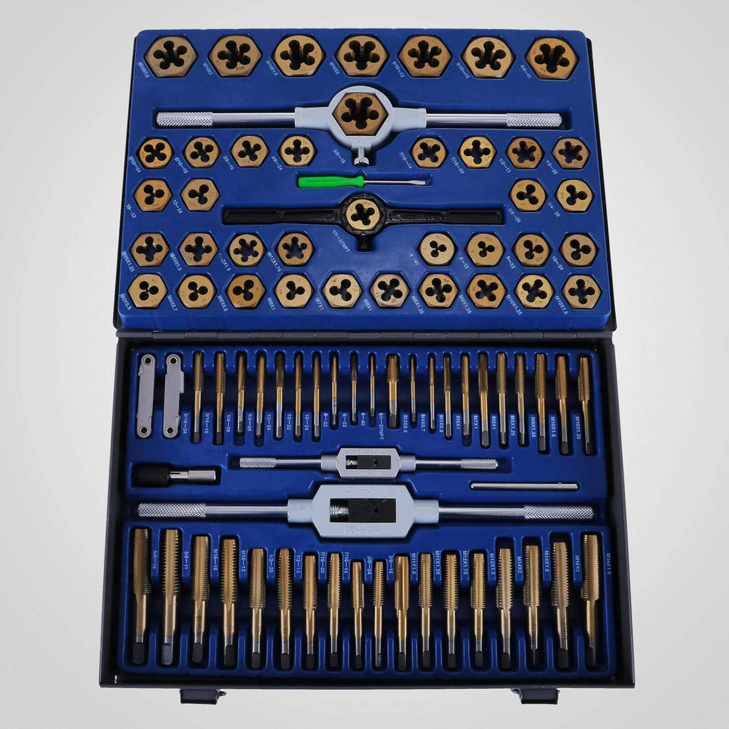 86-Piece Tap and Die Set Metric Titanium Steel L971436