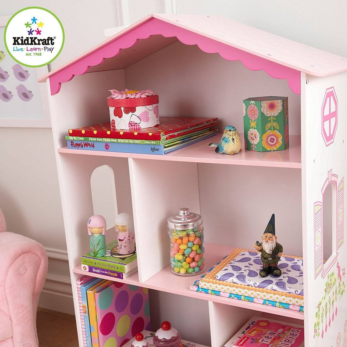 Wooden Doll House Bookcase B26891