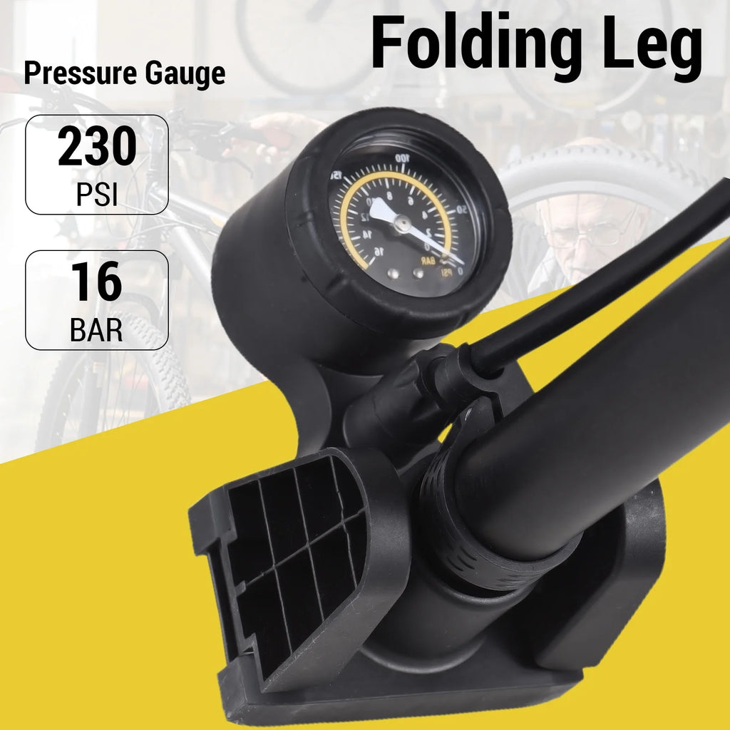 Floor Pump with Pressure Gauge S773834