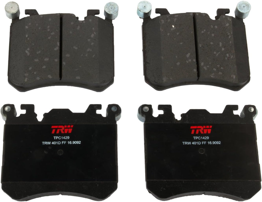 Disc Brake Pad Set Front Black Pack of 2 Y575703