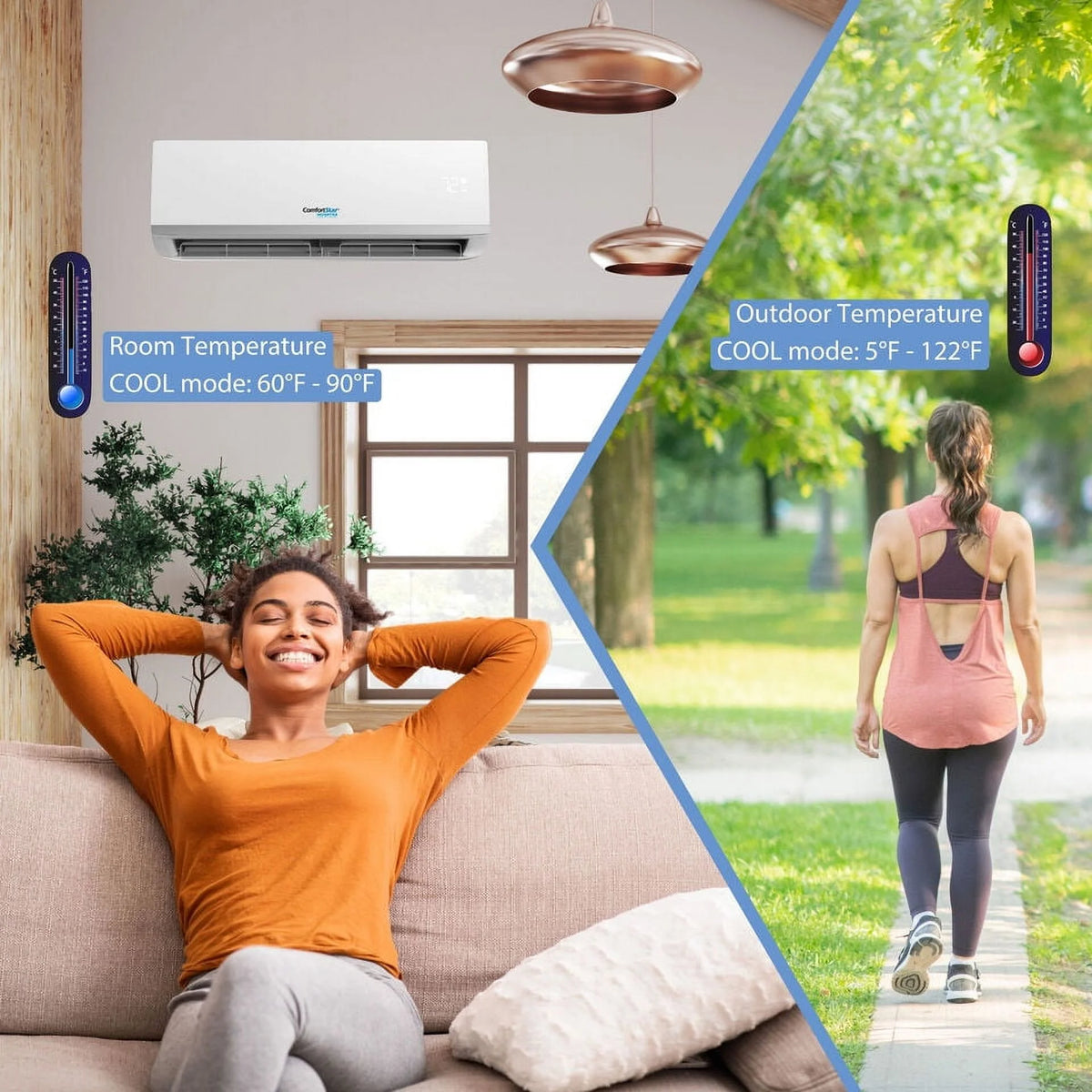 24,000 BTU 20 SEER2 Ductless Mini-Split Air Conditioner 220V B771