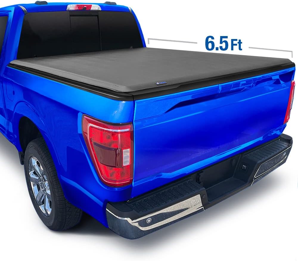 Soft Roll Up Truck Bed Tonneau Cover for Ford F-150 Styleside 5.5' Bed N891330
