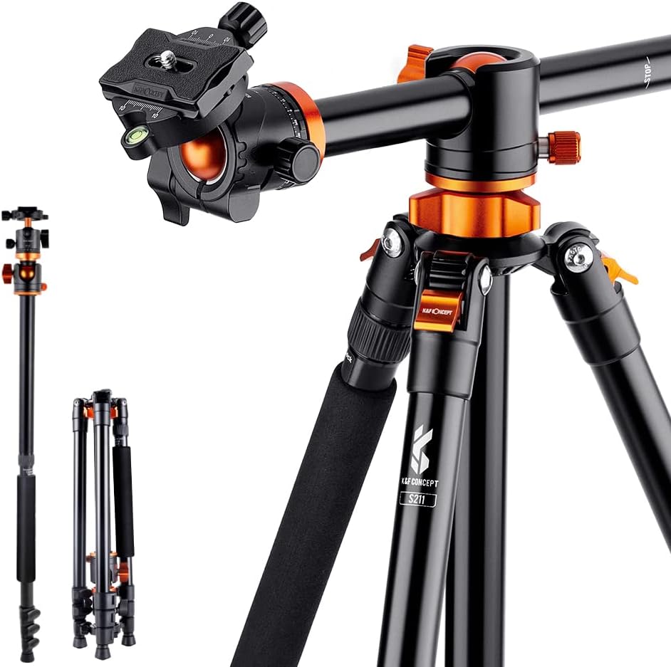 72 inch Aluminium Camera Tripod with 360 Degree Ball Head T400