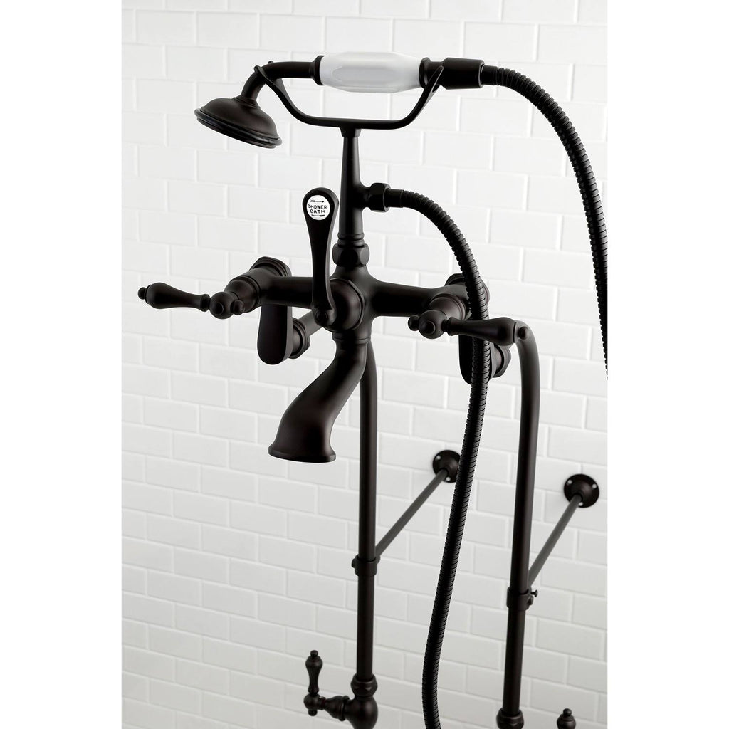 Vintage Freestanding Tub Filler Package Polished Brass X955