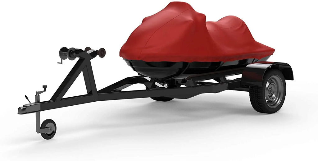 RED Jet Ski Cover with Trailer Straps and Storage Bag I728726