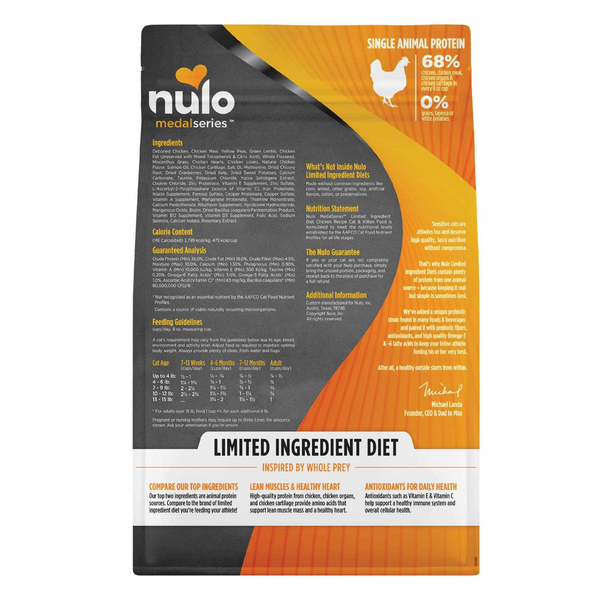 Chicken Dry Cat Food D328