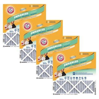 Furnace Air Filter, Width 17.75 in, Height 23.75 in, Filters (qty.) 4 L288