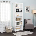 White Tall Bookcase D1315