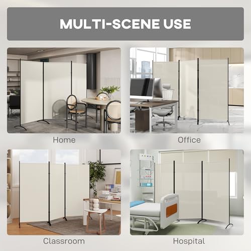 6 Ft Tall Folding Room Divider K93873