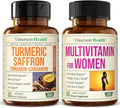 Turmeric Saffron & Women's Liquid Multivitamin Bundle P1232