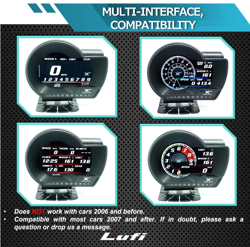 OBD2 Gauge Display Head Up Display W44298