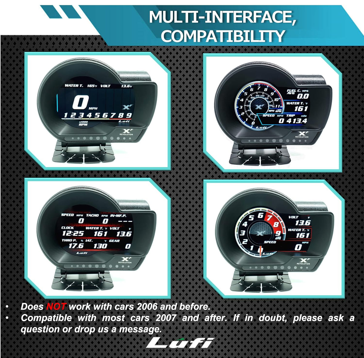 OBD2 Gauge Display Head Up Display W44298