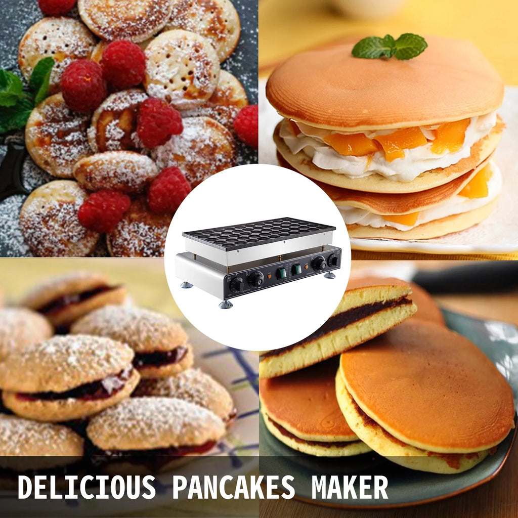 110V 1700W Nonstick Mini Dutch Pancake Maker N900864