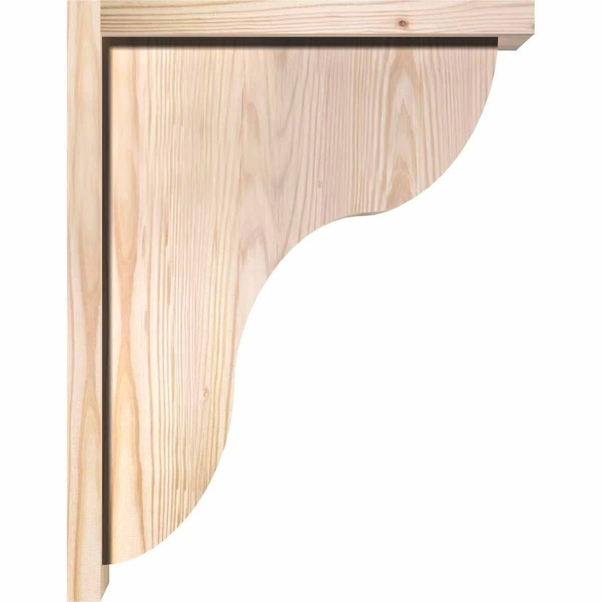 Carmel Smooth Corbel with Backplate, Douglas Fir C597866