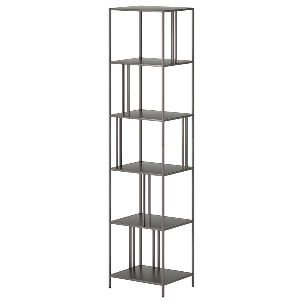 18 in. Gunmetal Gray Bookcase B51542